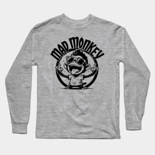 Mad Monkey Logo Graphic Tee, Mad Monkey Creations Long Sleeve T-Shirt